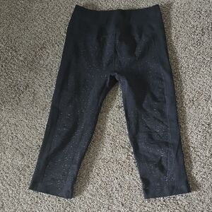 Lululemon Athletica Black Cropped Leggings